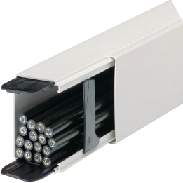 Hager LFF6009009016 Goulotte Liféa Coupleur 60x90mm + 2 Clips Blanc