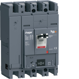 Hager HEW631NR MCCB H3+ P630 Energy 4x630A 70kA