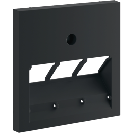 Hager GZUAE3A9011 Plaque centrale 55 UAE 3 gangs
