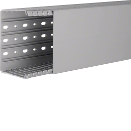 Hager BA780120 Goulotte à panneaux fendus 80 x 120 mm, gris