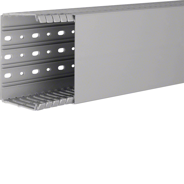 Hager BA780120 Goulotte à panneaux fendus 80 x 120 mm, gris