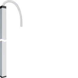 Hager DA200 Conduit flexible avec tuyau 2000 mm