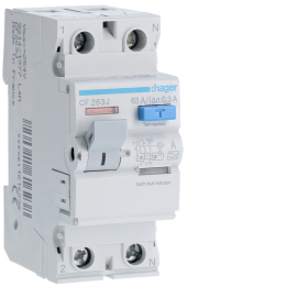 Hager CF263J RCCB 2P 63A 300mA Type A
