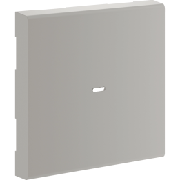 Hager GW1CLAN Module bouton-poussoir à bascule 1 g, aluminium