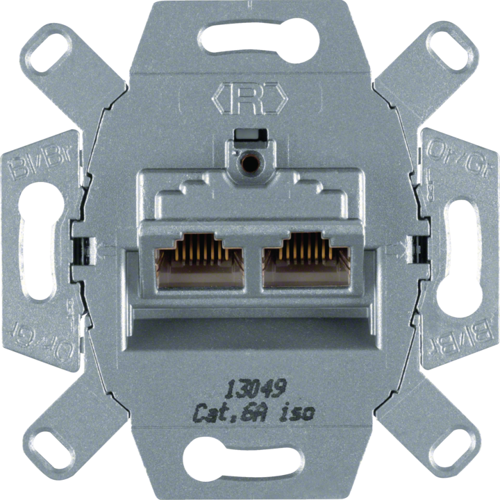 Hager G3140 Prise de données 8/8 broches blindée, Cat6A