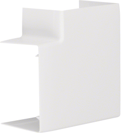 Hager LFF6009059016 Angle Plat pour Goulotte de Câbles 60x90mm Blanc