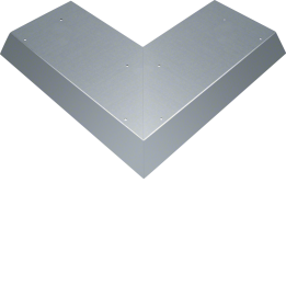 Hager AKBA2000701V Coin d'extension de couvercle aveugle 100EW pour AK 200x70
