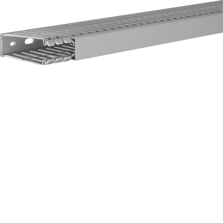 Hager BA780025 Goulotte à Panneau Fendu 80x25mm Gris
