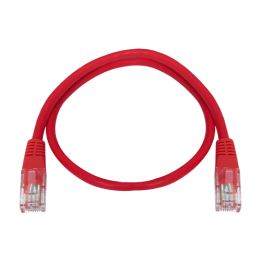 SAFIRE UTP1-03R Cat6 U/UTP Kabel krosowe 1m Szary
