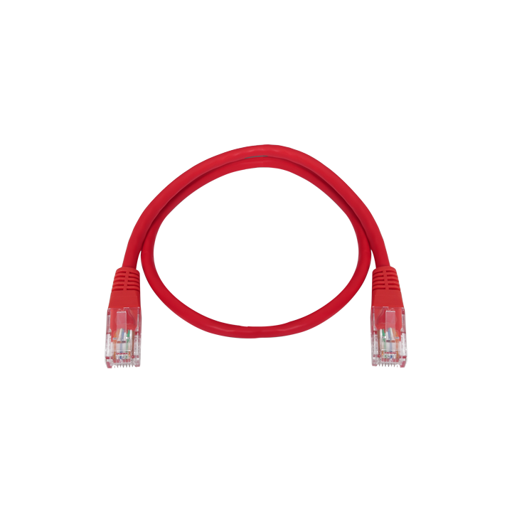 SAFIRE UTP1-03R Cat6 U/UTP Kabel krosowe 1m Szary