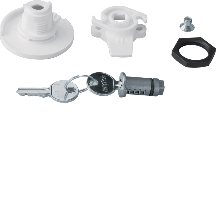 Hager FZ452N Smart Door Lock, Cylinder Nr.405, IP44