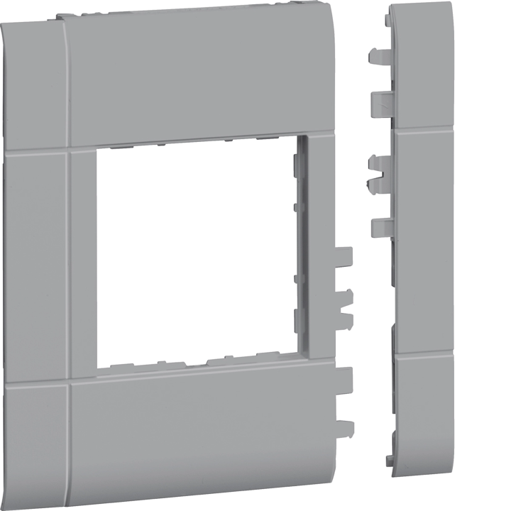 Hager GR1000ALAN Alan Plaque frontale 5 gangs 100 mm en aluminium