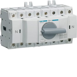 Hager HIM406 Modular Changeover Switch 3P+N 63A