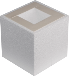 Hager SEVQ06200 Élément de boîtier pour goulotte Q06, H=200 mm