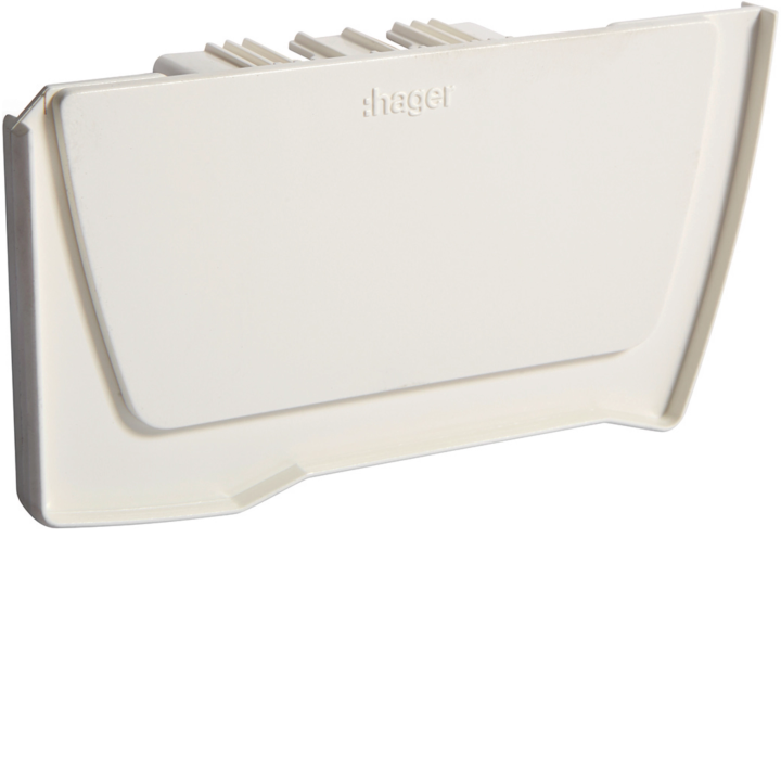 Hager GBD5010069016 Embout pour goulotte GBD 50 x 100 mm, blanc signalisation