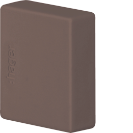 Hager LF2002008014 Embout pour goulotte HFR/LFH 20x20mm marron