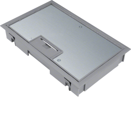 Hager KDE04057011 Couvercle à charnière E04 pour sol de 5 mm