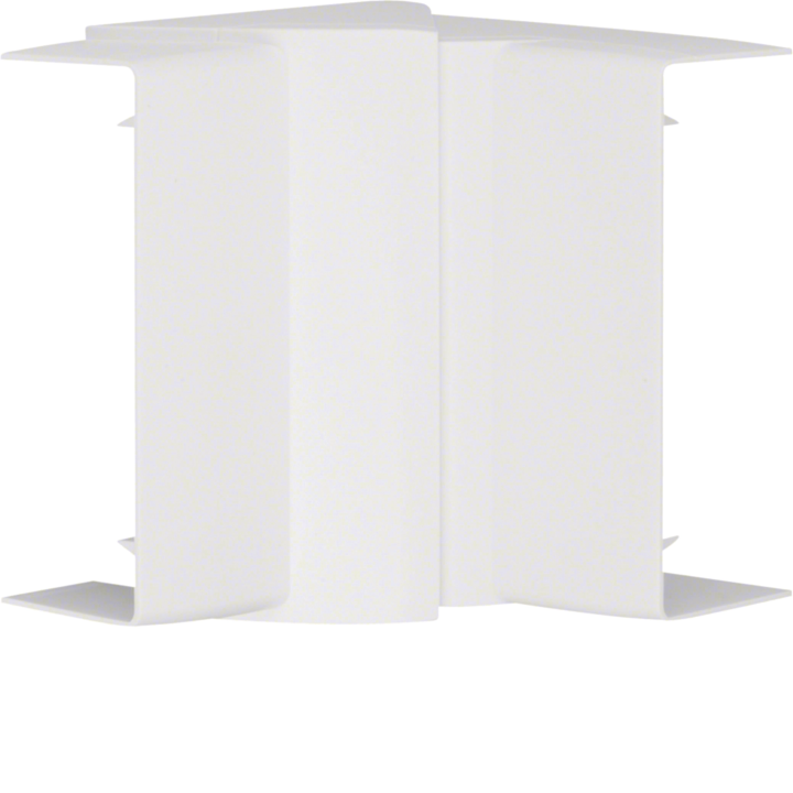 Hager LF4011049016 Coin interne pour goulotte de câbles LF/LFF 40 x 110 mm, blanc