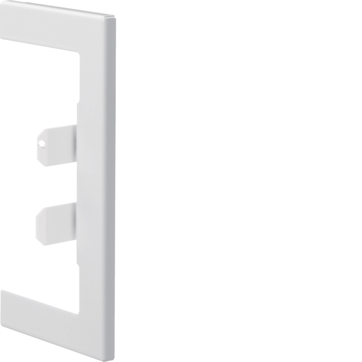 Hager BRP65130W9016 Plaque de recouvrement murale 65x130mm réglable blanc