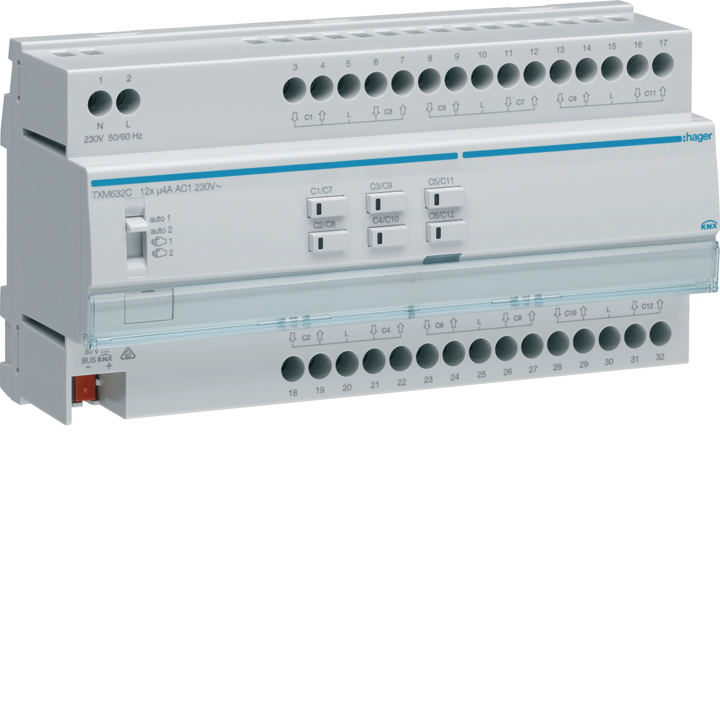 Hager TXM632C Smart Motor for Blinds 230V AC