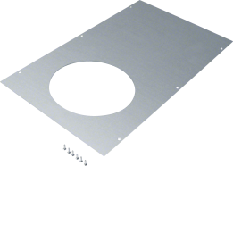 Hager BKAD500R12 Couvercle de goulotte de câble 800 mm R12