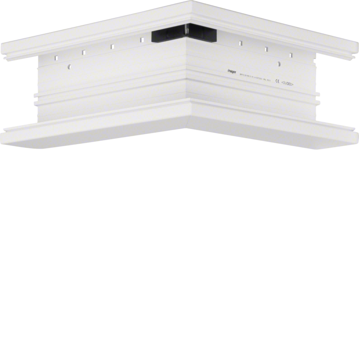 Hager L87729010 Angle extérieur PVC RAL 7030 Blanc pur