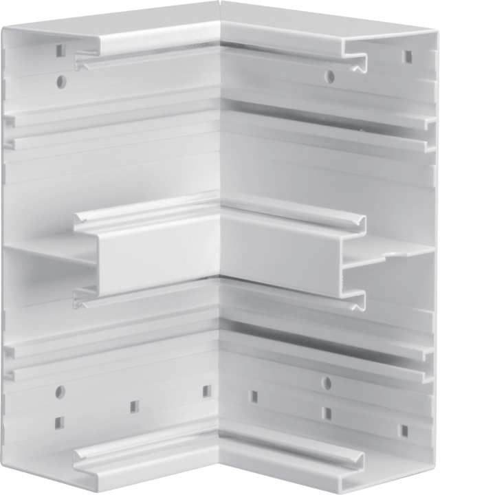 Hager BRA652104D9016 Coin intérieur 68x210mm Couvercle 2x80mm Blanc signalisation