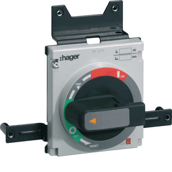 Hager HXE030H Direct Rotary Handle for H800-H1000
