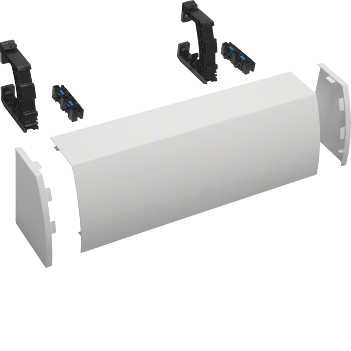 Hager FZ442N Cable Cover, 2-Section, Box Fixation