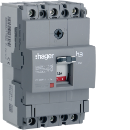 Hager HDA032L MCCB 3x32A 18kA