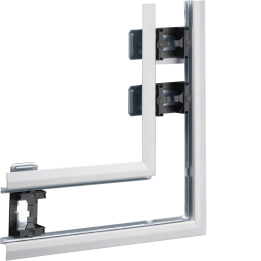 Hager BKIS251305E9016 Coin Plat 25mm Acier Blanc