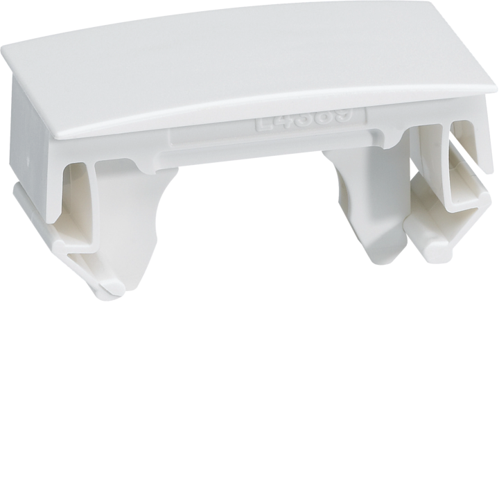 Hager GBDCLIP9016 Goulotte de câbles Clip & Hidecut 45, blanc trafic (RAL 9016)