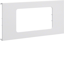 Hager R94929016 Couvercle prédécoupé 2 groupes, blanc signalisation