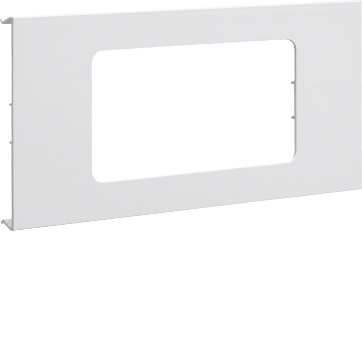 Hager R94929016 Couvercle prédécoupé 2 groupes, blanc signalisation