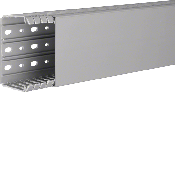 Hager BA760100 Goulotte à panneaux fendus 60 x 100 mm, gris