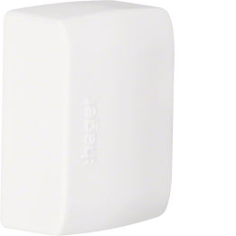 Hager ATA123069016 Embout pour conduit ATEHA, 12x30 mm, blanc signalisation (RAL 9016)