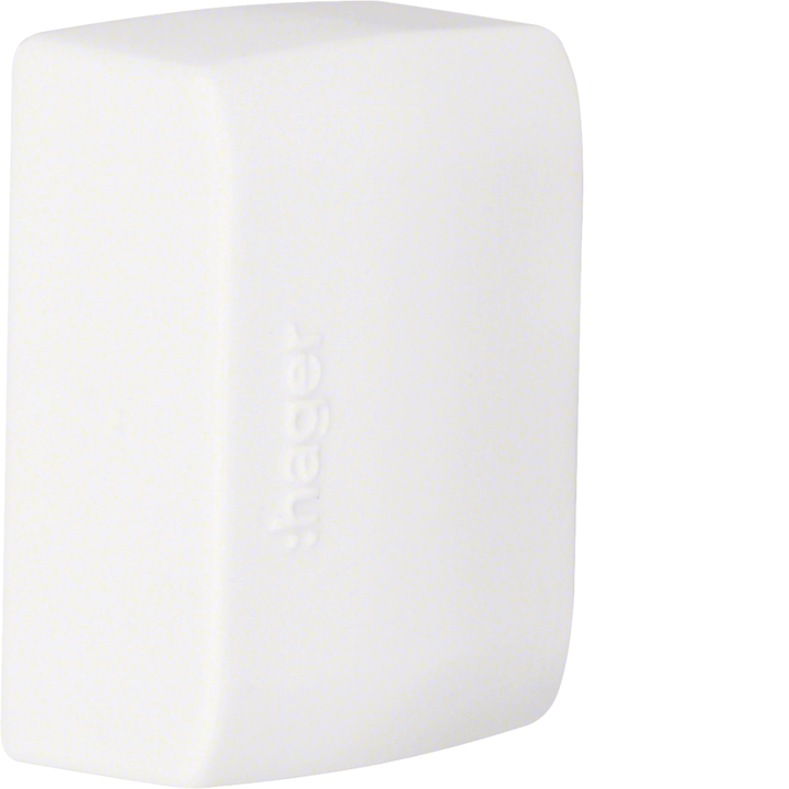 Hager ATA123069016 Embout pour conduit ATEHA, 12x30 mm, blanc signalisation (RAL 9016)