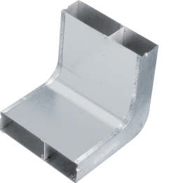 Hager UKK190482 Coude montant pour conduit sous le sol 190x48mm 2 gangs