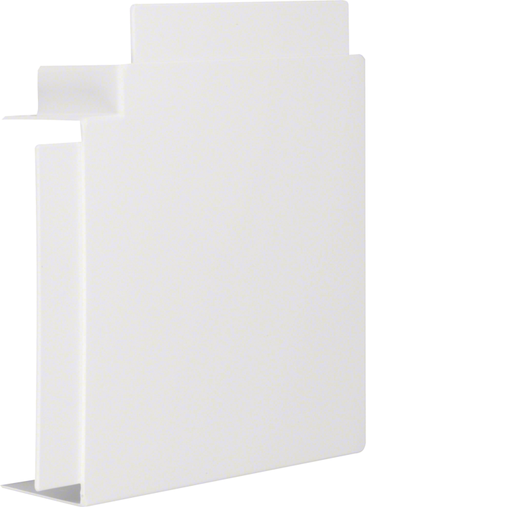 Hager LF6019059016 Angle Plat pour Goulotte de Câbles 60x190mm Blanc