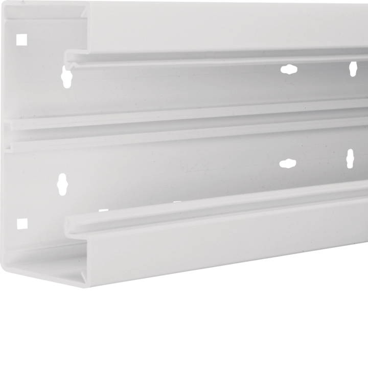 Hager BRP6517019016 Base de goulotte, PVC, blanc signalisation