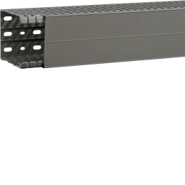Hager BA7A100080 Goulotte à Panneau Fendu 100x80mm Gris