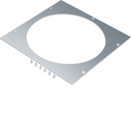Hager UDM2242R2 Cadre pour boîte sous sol taille 2, rond 242 mm