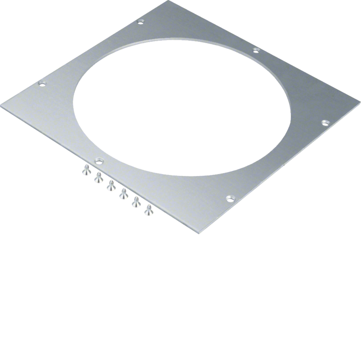 Hager UDM2242R2 Cadre pour boîte sous sol taille 2, rond 242 mm