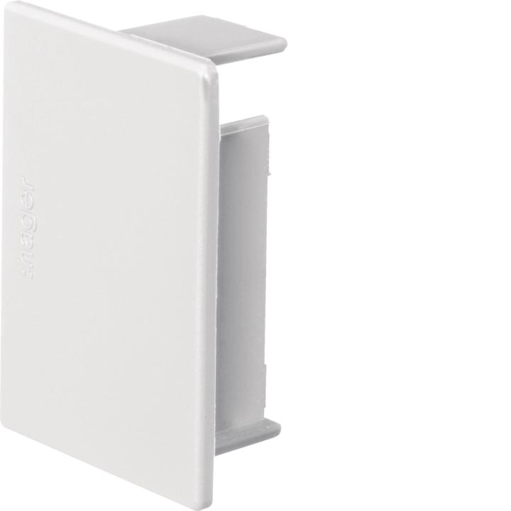 Hager LF4006069016 Embout pour goulotte HFR/LFH 40x57mm blanc signalisation