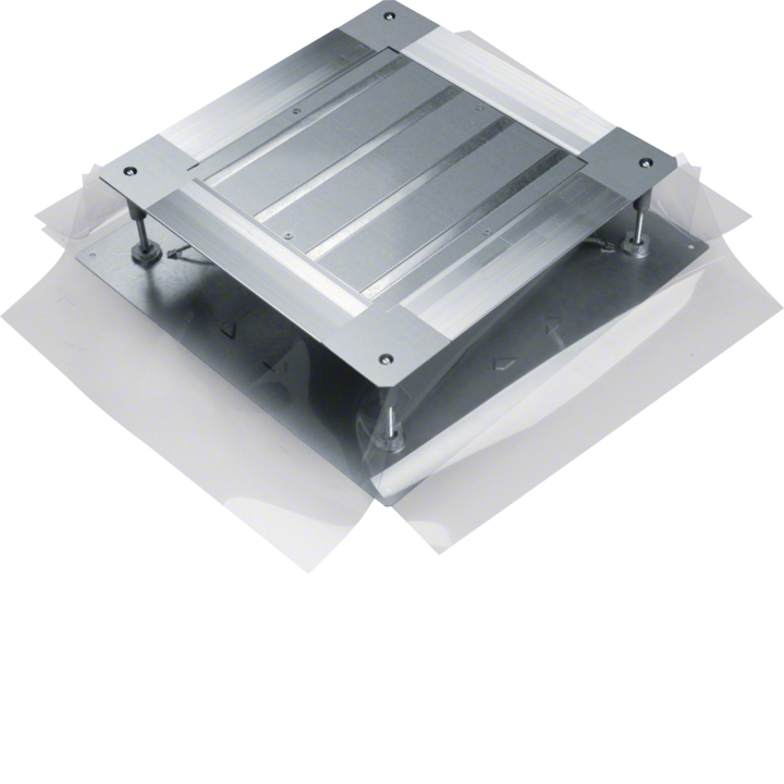 Hager UDB2120170 Boîte de sol avec plaque de sol taille 2, réglable 120-170 mm