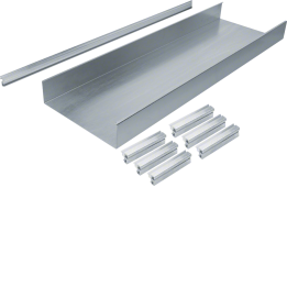 Hager AKU2500701 Base de goulotte au sol 250x70mm