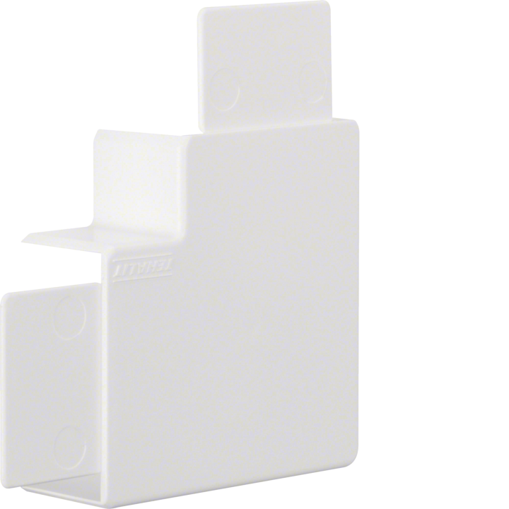 Hager LF3006059016 Goulotte de Câble à Angle Plat 30x57mm Blanc Signalisation