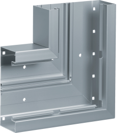 Hager BRA651705BELN Coin de goulotte de câble à coin plat, blanc