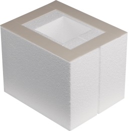 Hager SEVE09200 Elément de caisson pour goulotte E09, hauteur 200 mm