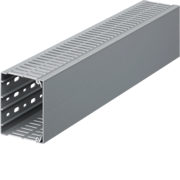 Hager BA7A80100 Goulotte à panneaux fendus 80 x 100 mm, gris